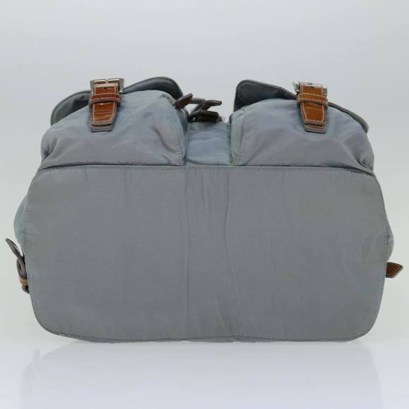 PRADA Backpack Nylon Light Blue Auth 65375 - Picture 6 of 16